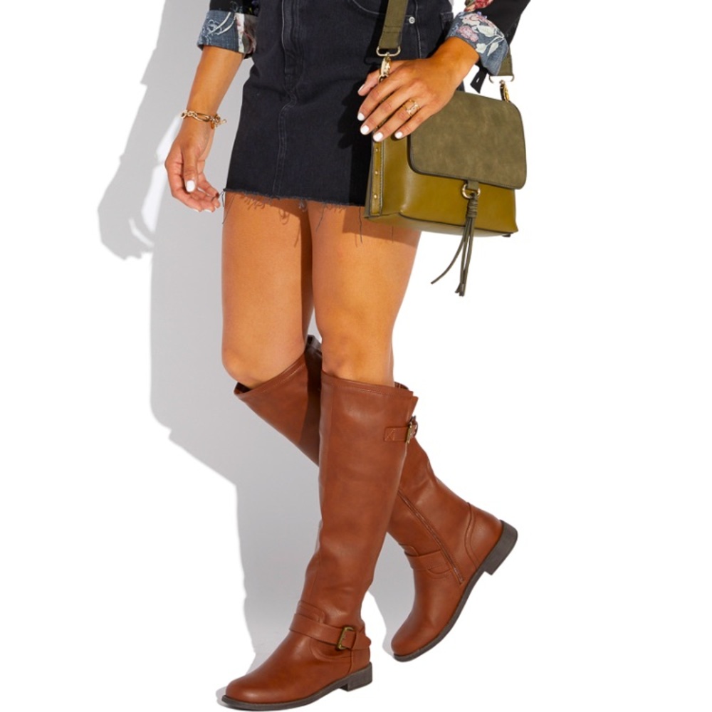 Flat Knee High Boots